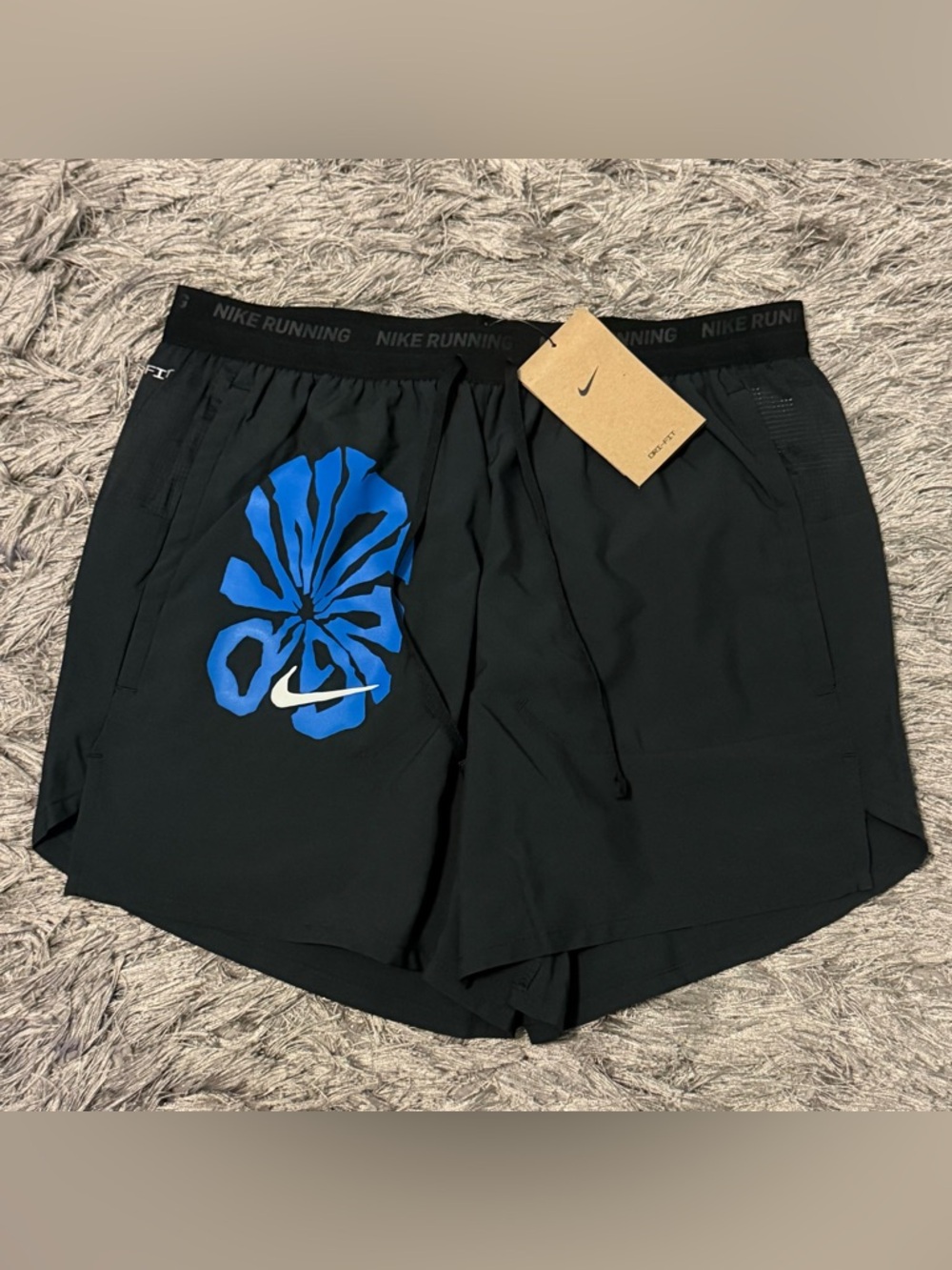 Nike Dri-Fit Stride Run Energy 5" Running Shorts Black (FV9612-010) Men’s